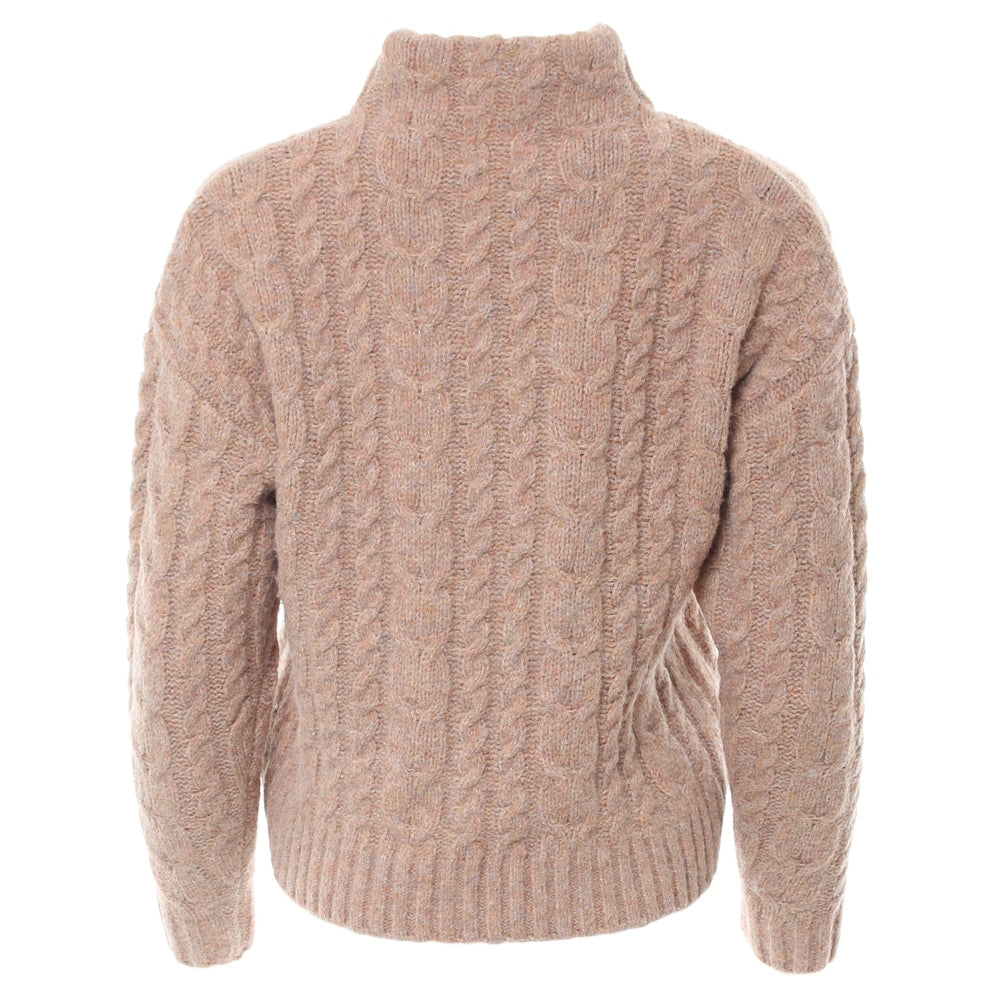 Calla Half Zip Rust Melange