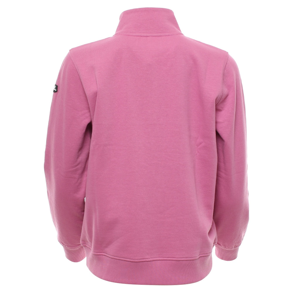 Tara Snap Placket Sweater Rose
