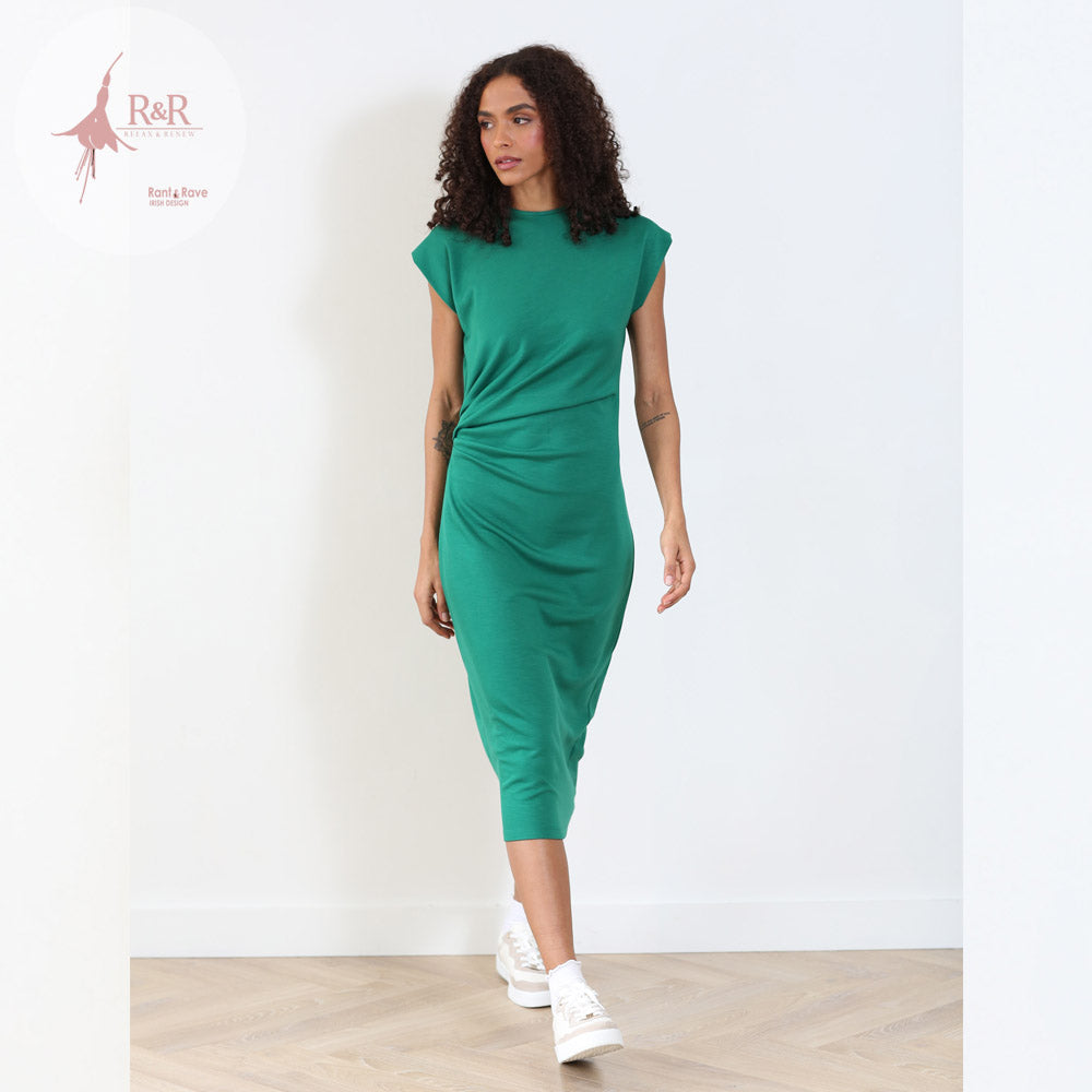 Relax & Renew Anya Dress Green – Mall Road Design