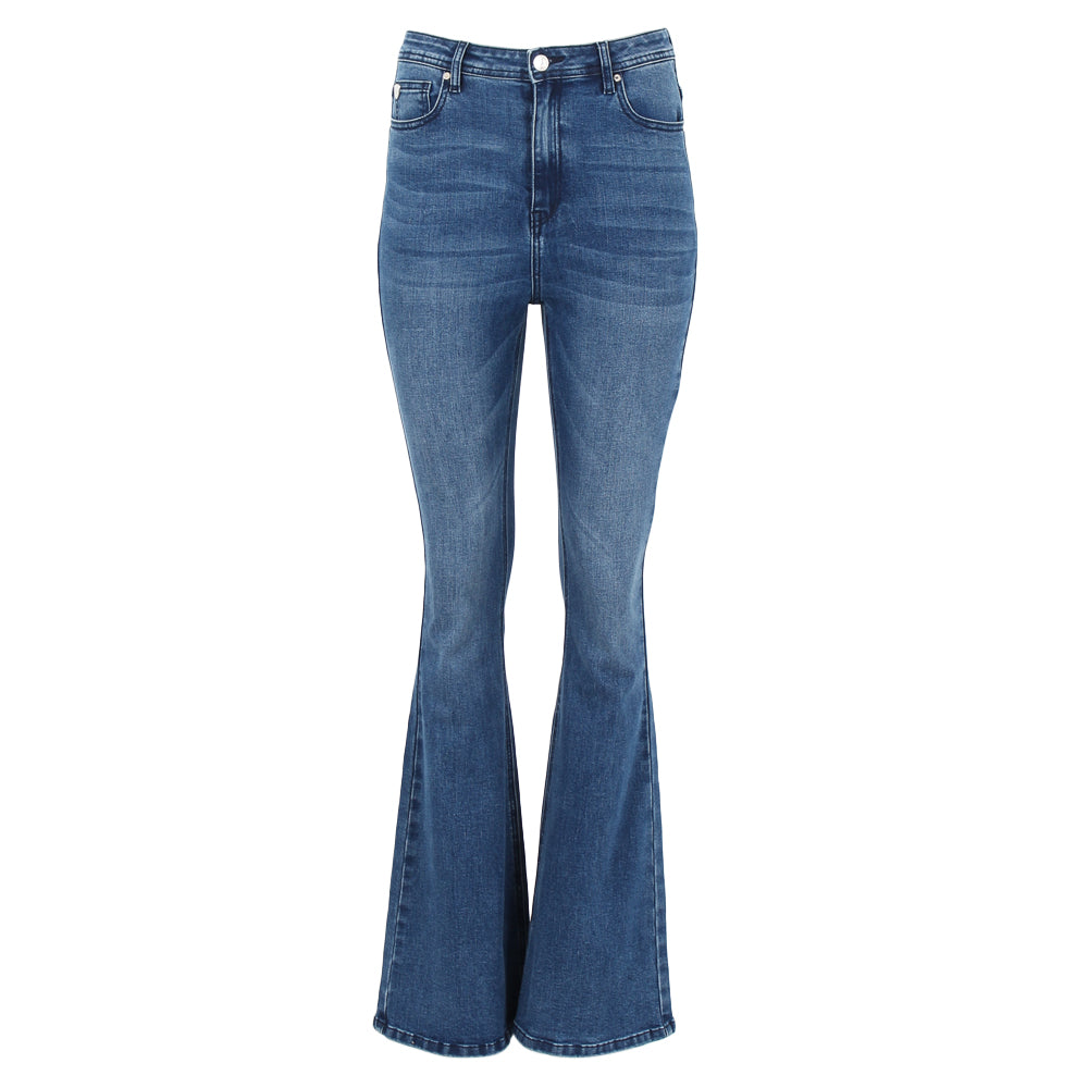 Rant & Rave Fiona Flare Jean Retro Blue