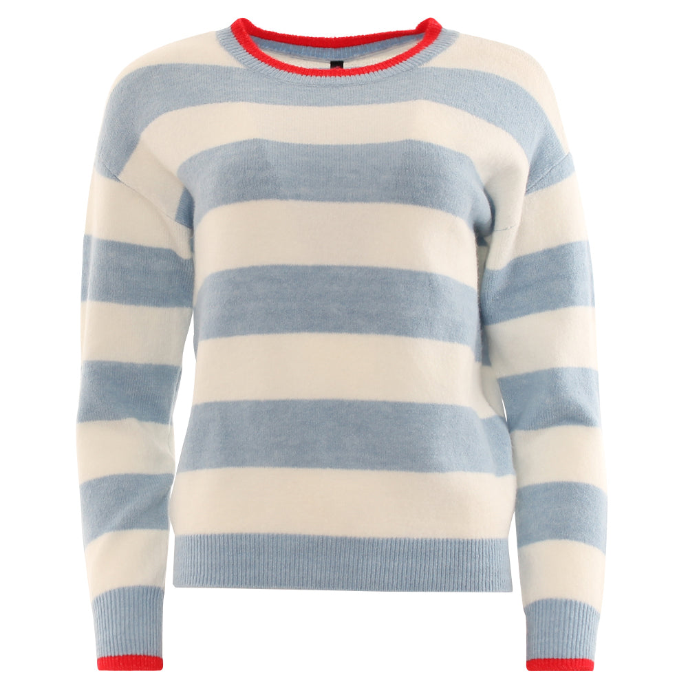 Rant & Rave Harlee Stripe Jumper Blue Size 18