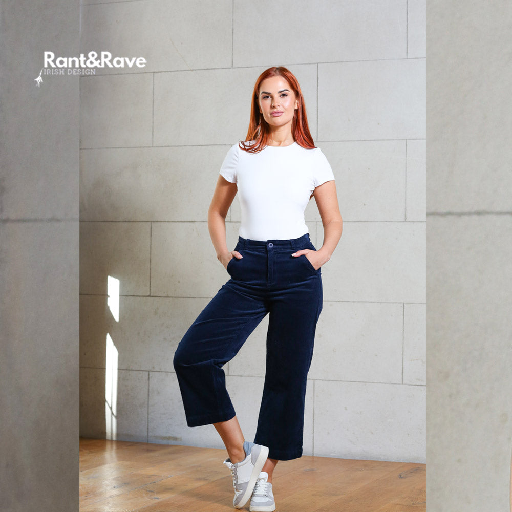 Rant & Rave Judith Wide Leg Crop Cord