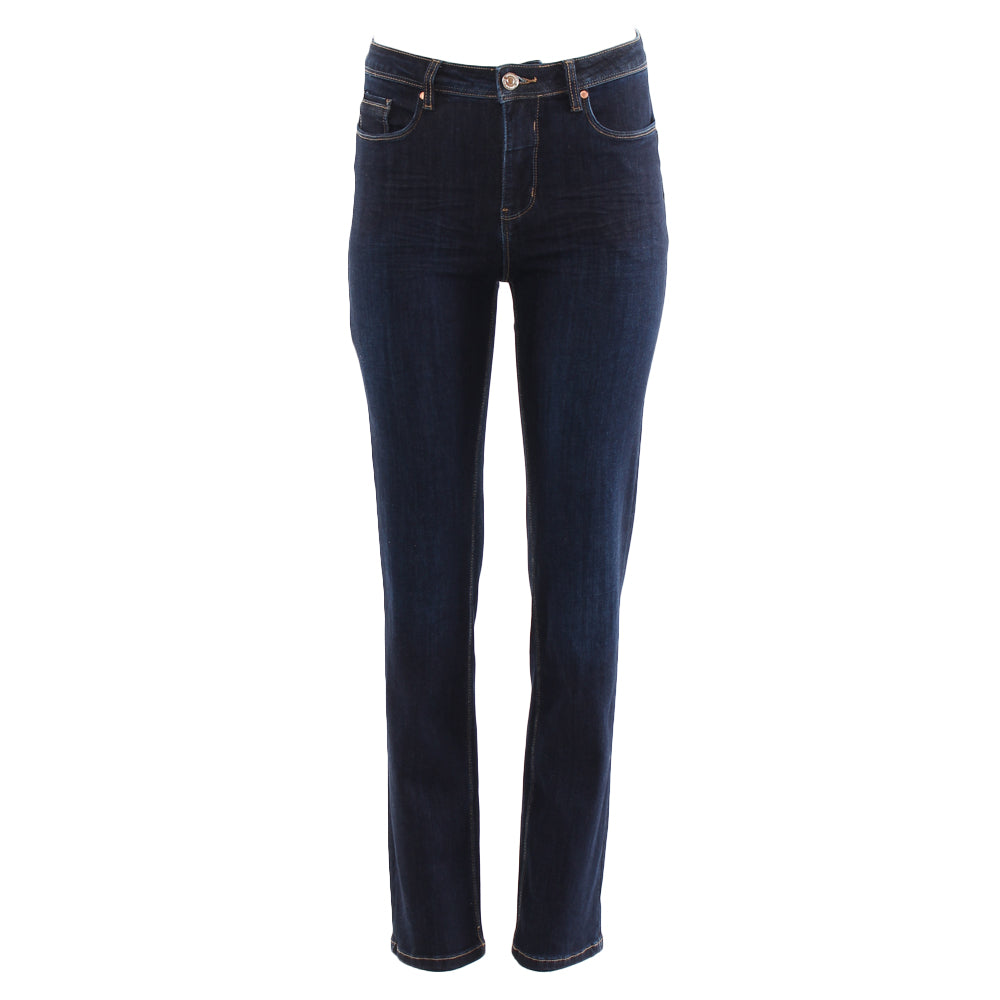 Rant & Rave Lola Straight Jean Mid Blue
