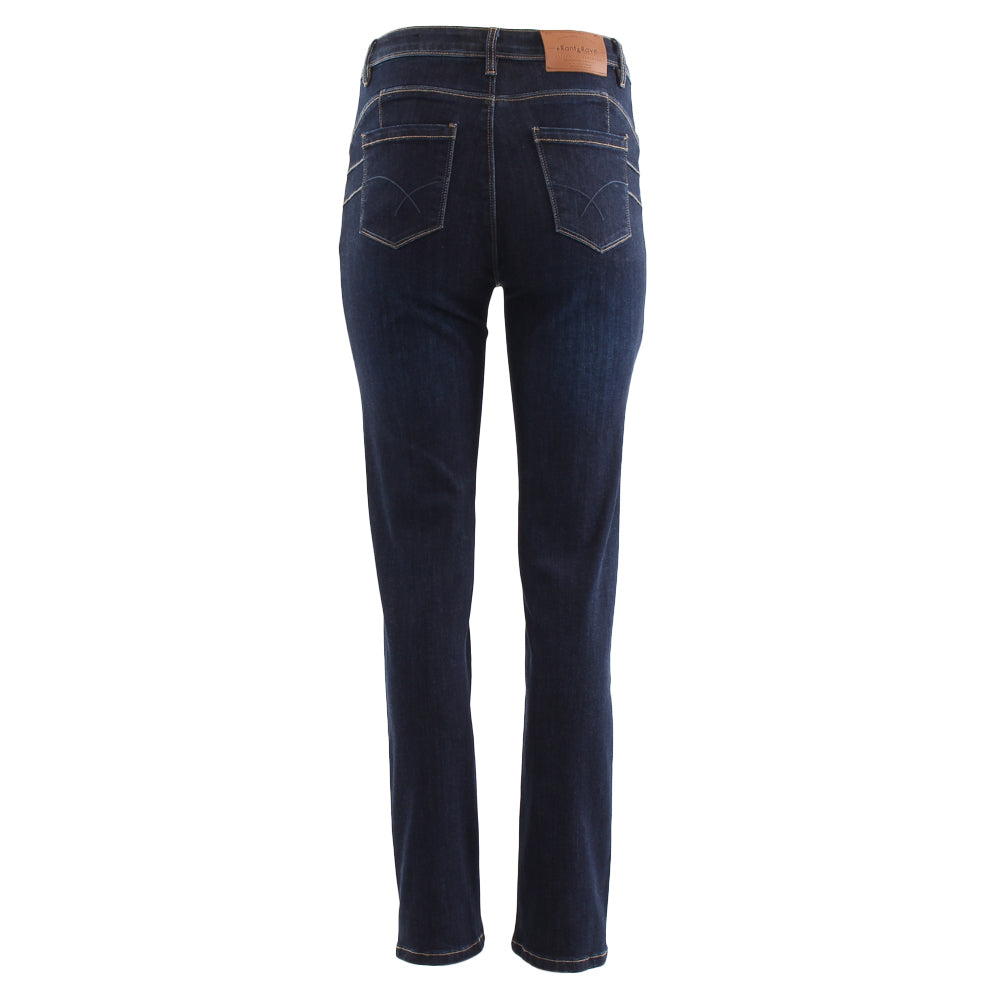 Rant & Rave Lola Straight Jean Mid Blue