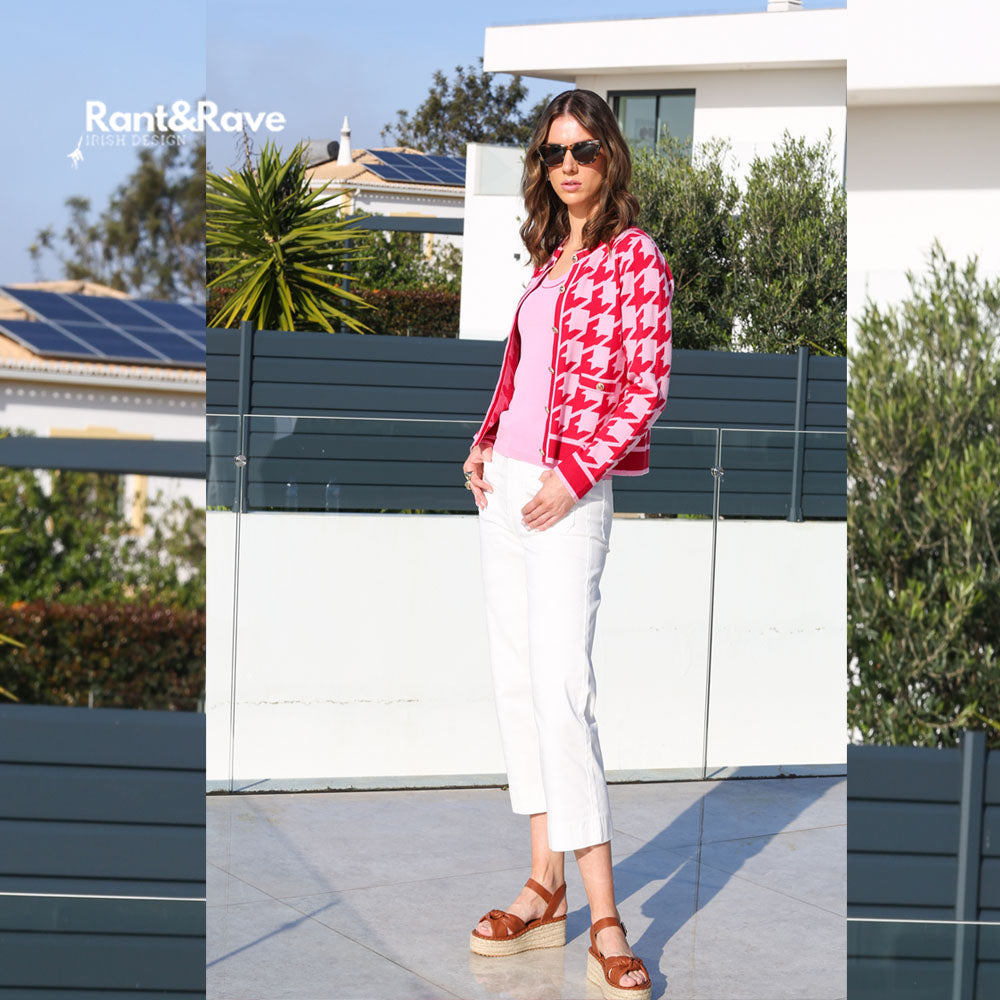 Rant & Rave Masie Cardigan Red Size 18