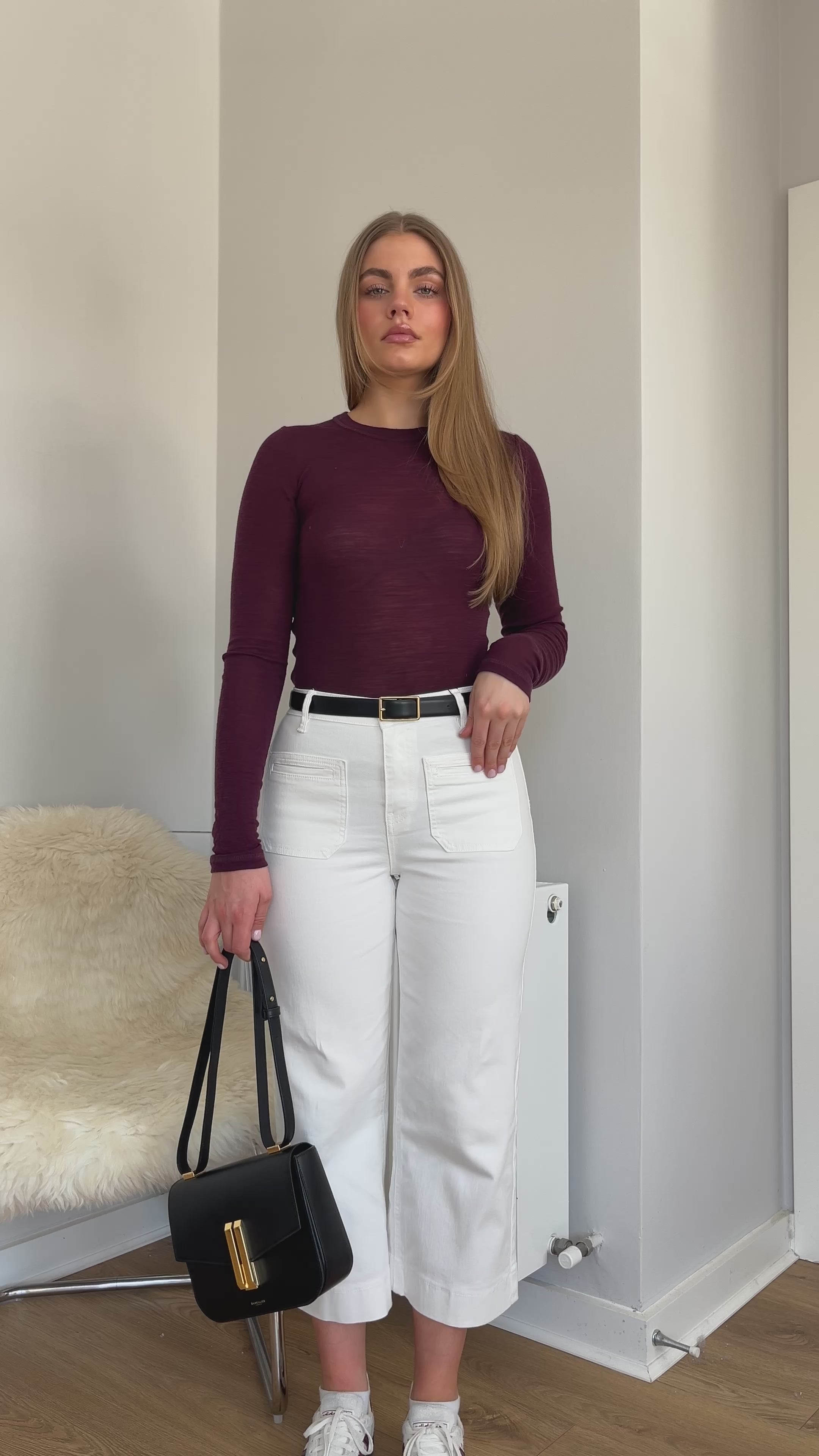 Load video: Rant & Rave Mabel Chino Soft White