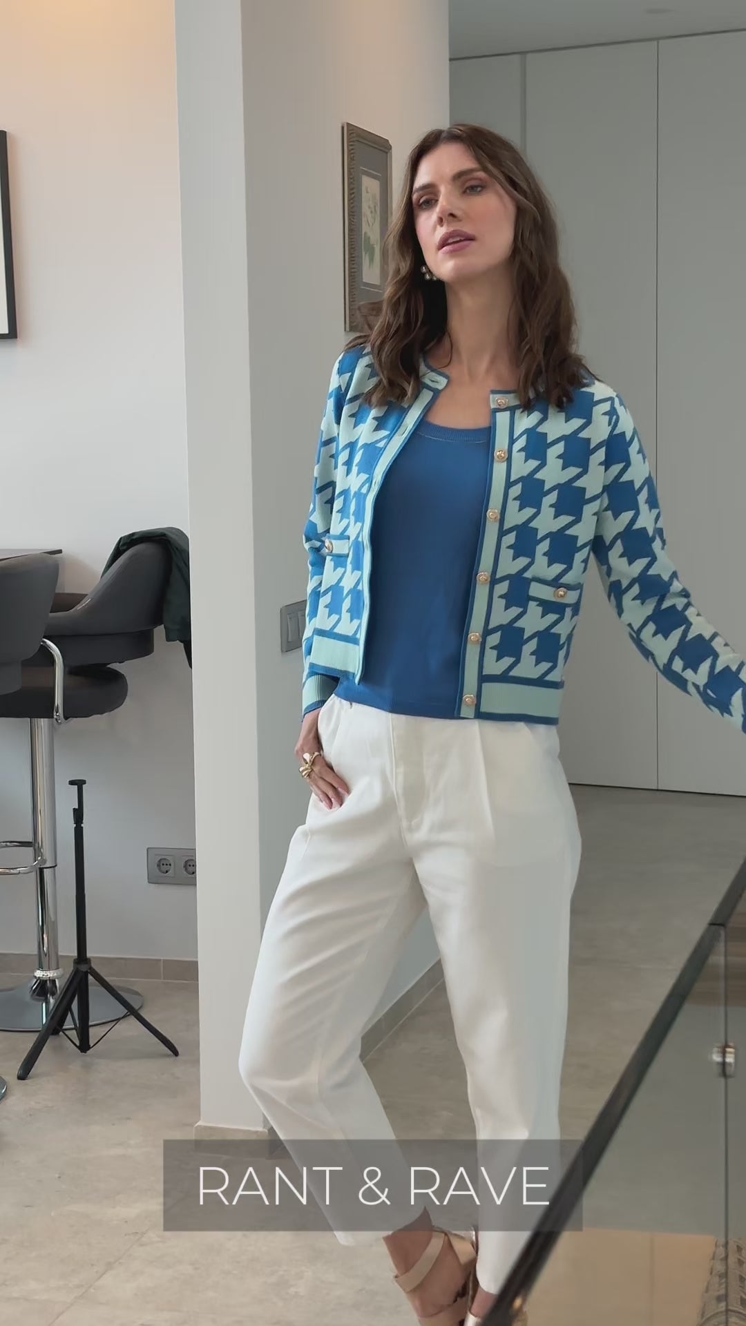 Load video: Rant & Rave Masie Cardigan Sage