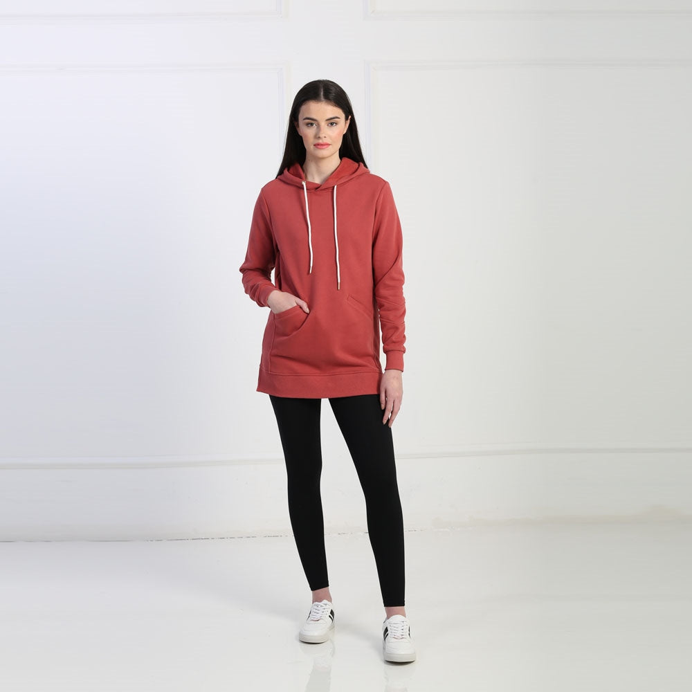 Billy Longline Hood Terracota