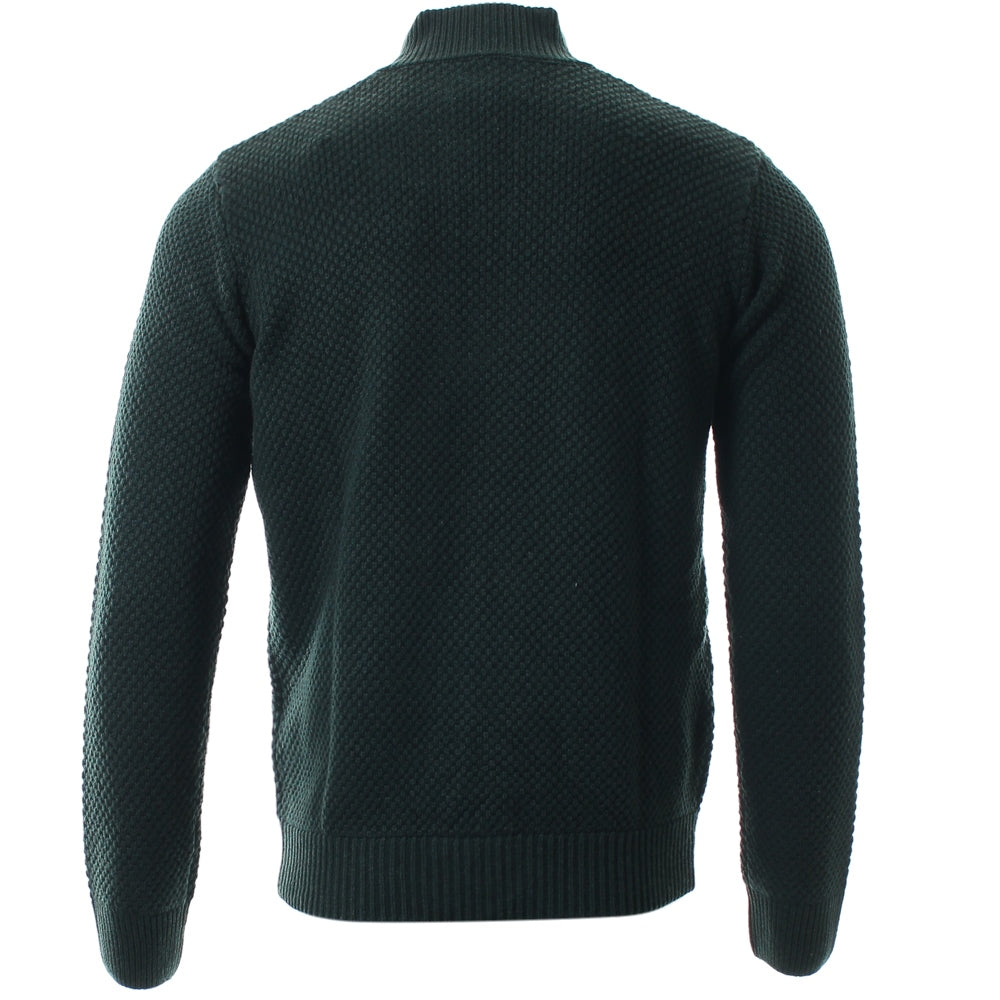 Hardford Half Zip Green Melange