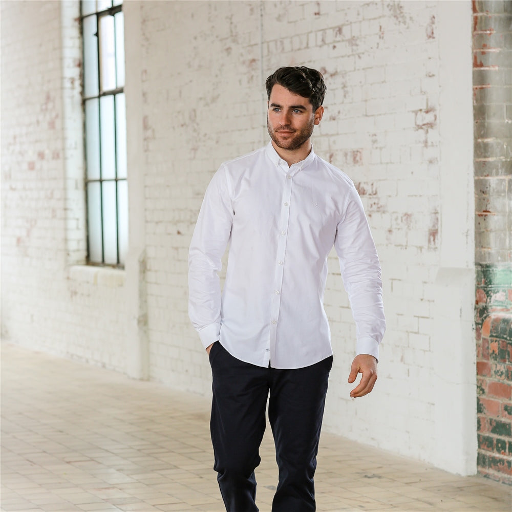 Oliver Oxford Shirt White