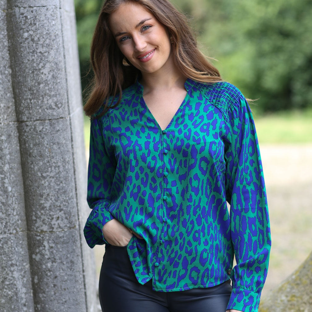 Clemence Top Green