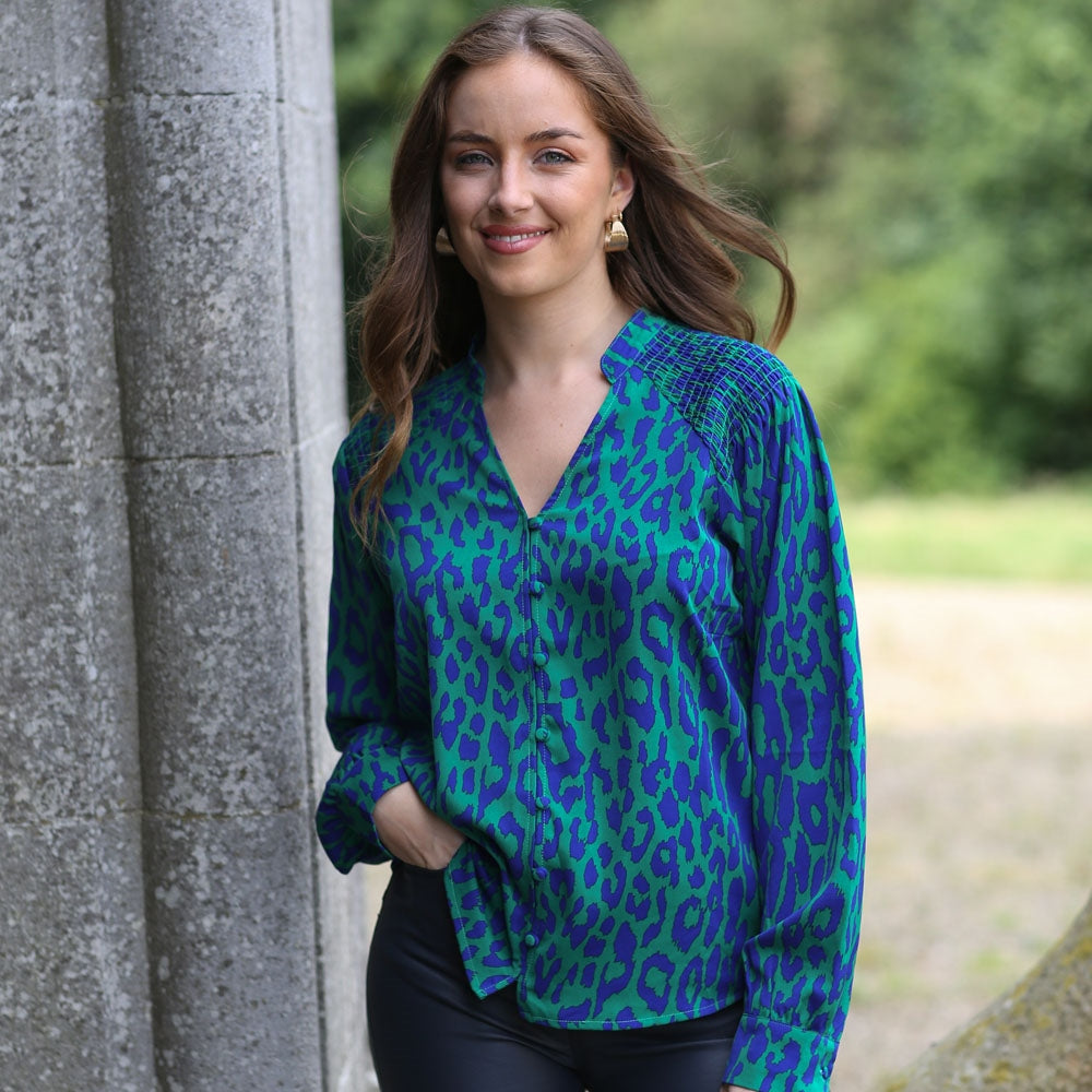 Clemence Top Green