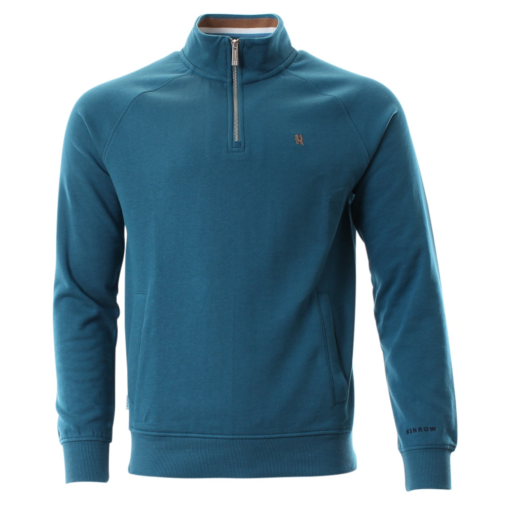 Dave Half Zip Teal