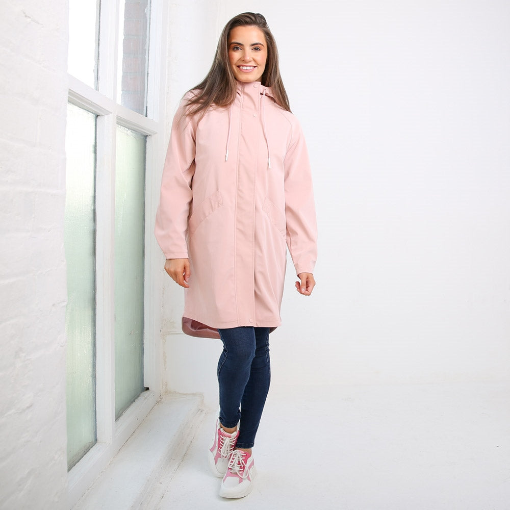 Fallon Raincoat Blush