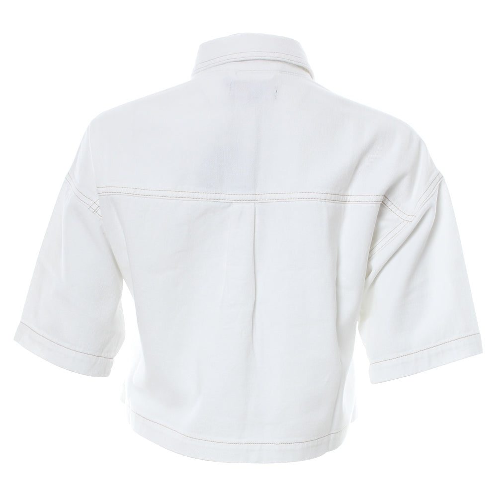 Caryn Crop Jacket Soft White