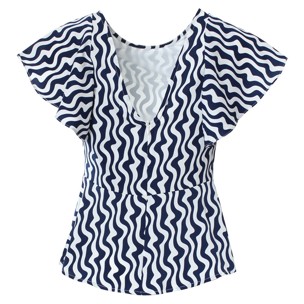 Polly Top Navy