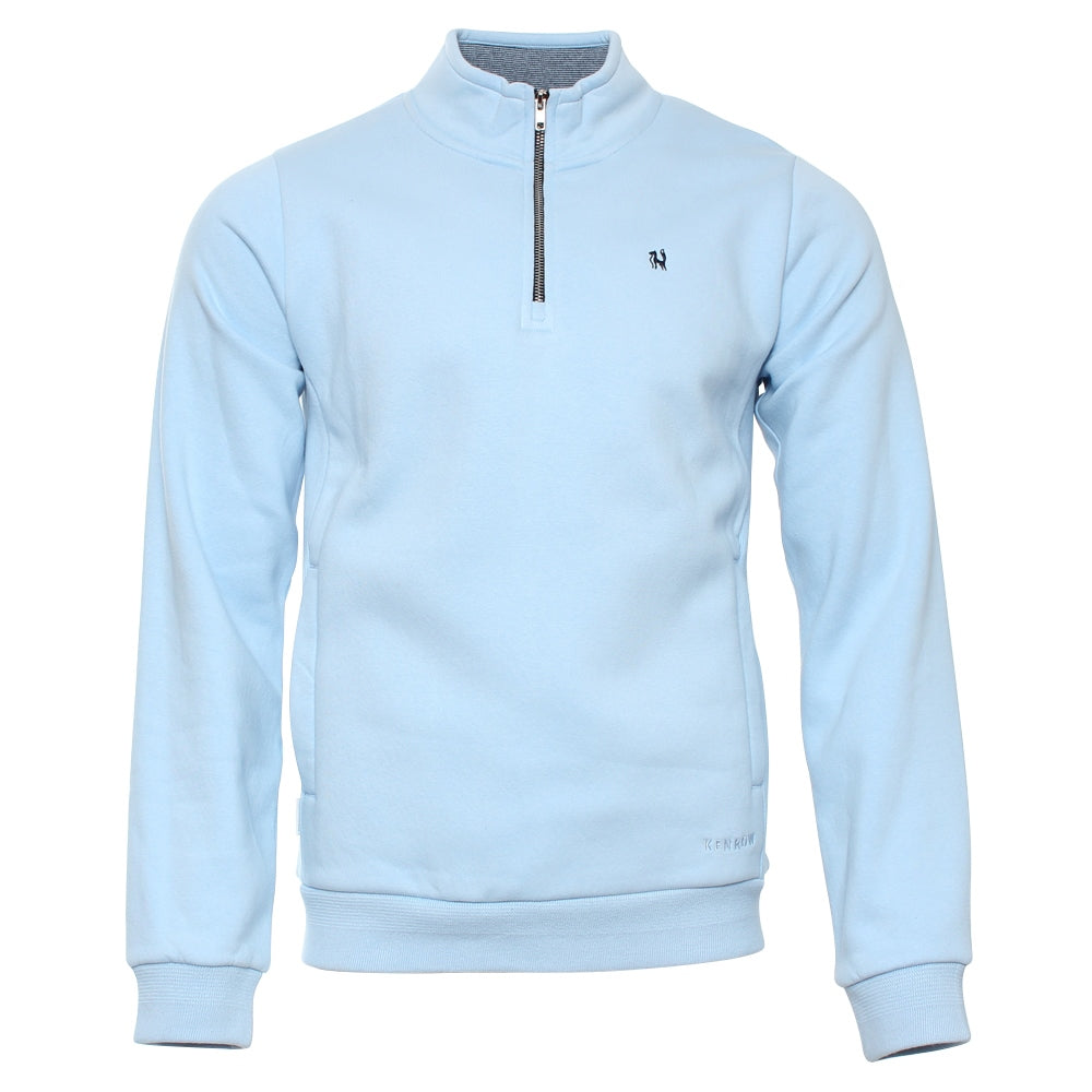 Reece Half Zip Sky Blue