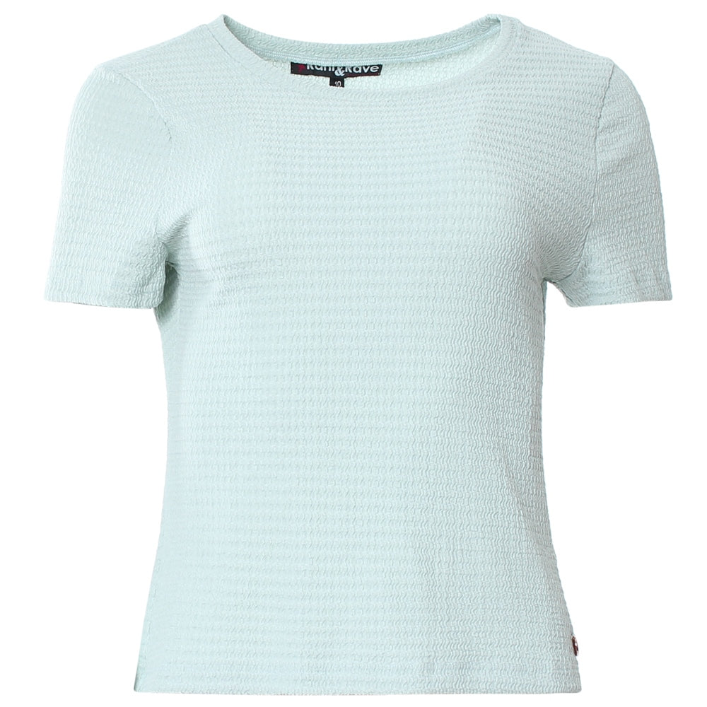 Thea Top Duck Egg Blue