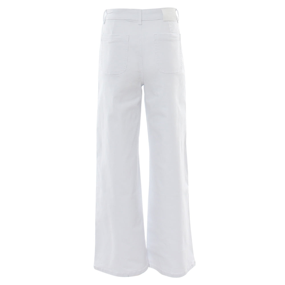 Cody Wide Leg Jean White