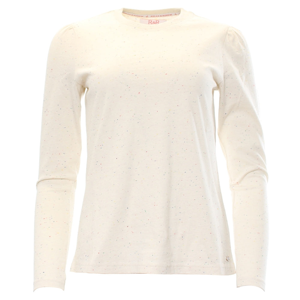 Elicia Speckle Tee Cream