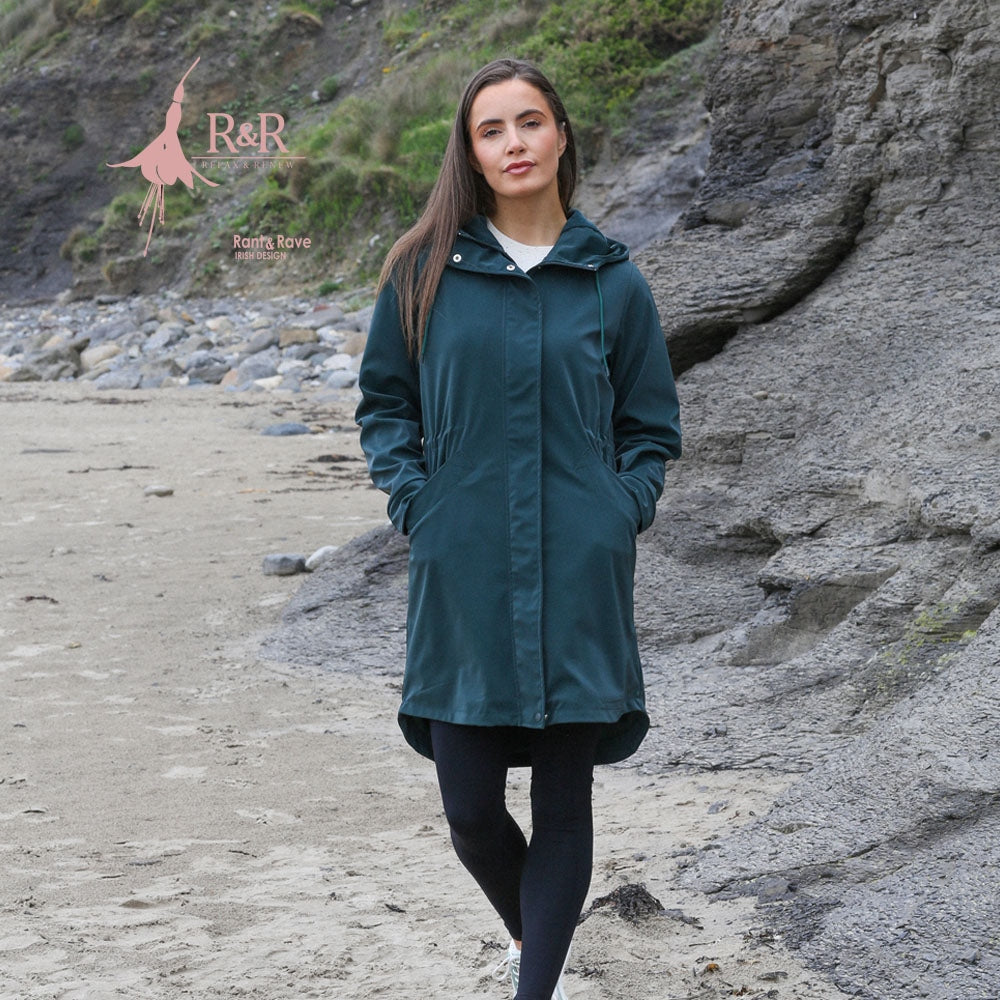 Aoife Raincoat Green