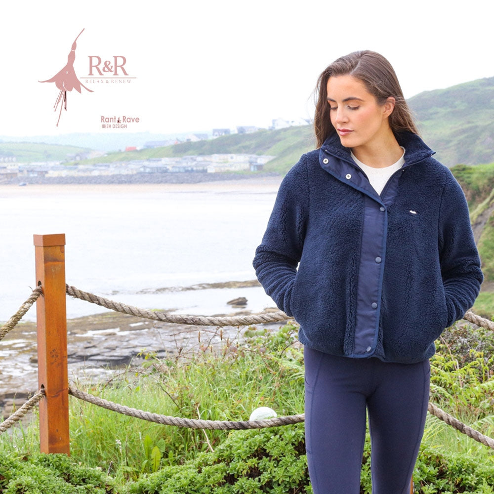 Carol Teddy Bomber Navy