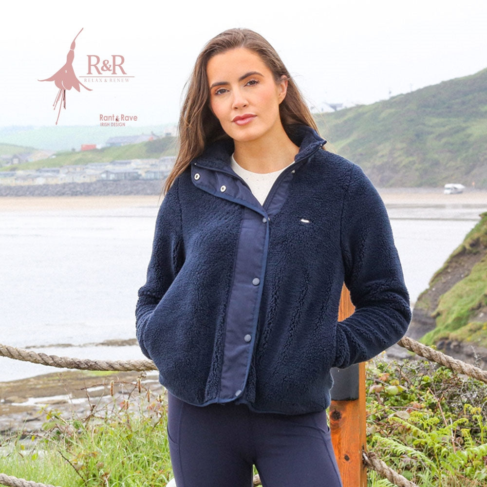 Carol Teddy Bomber Navy