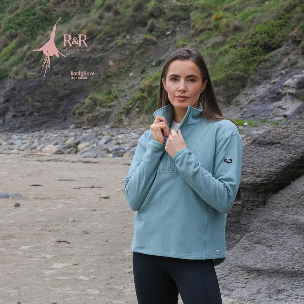 Tessa Half Zip Sage