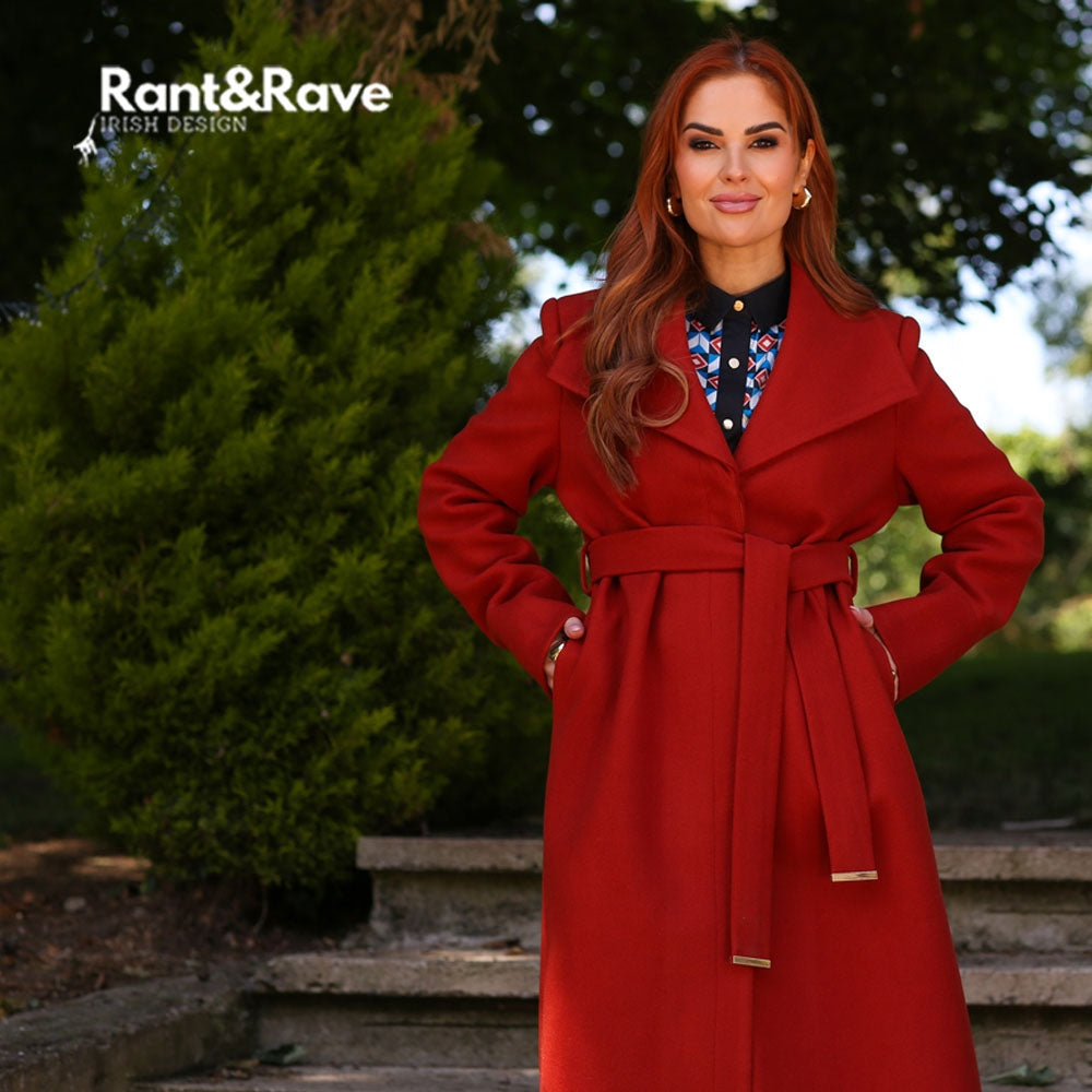 Rant & Rave  Mary Kate Coat Rust