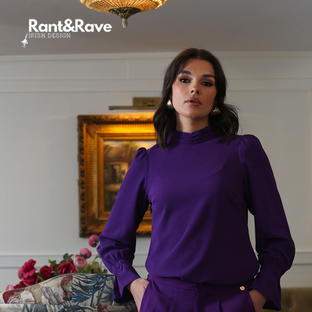 Rant & Rave Maxine Top Purple – Mall Road Design
