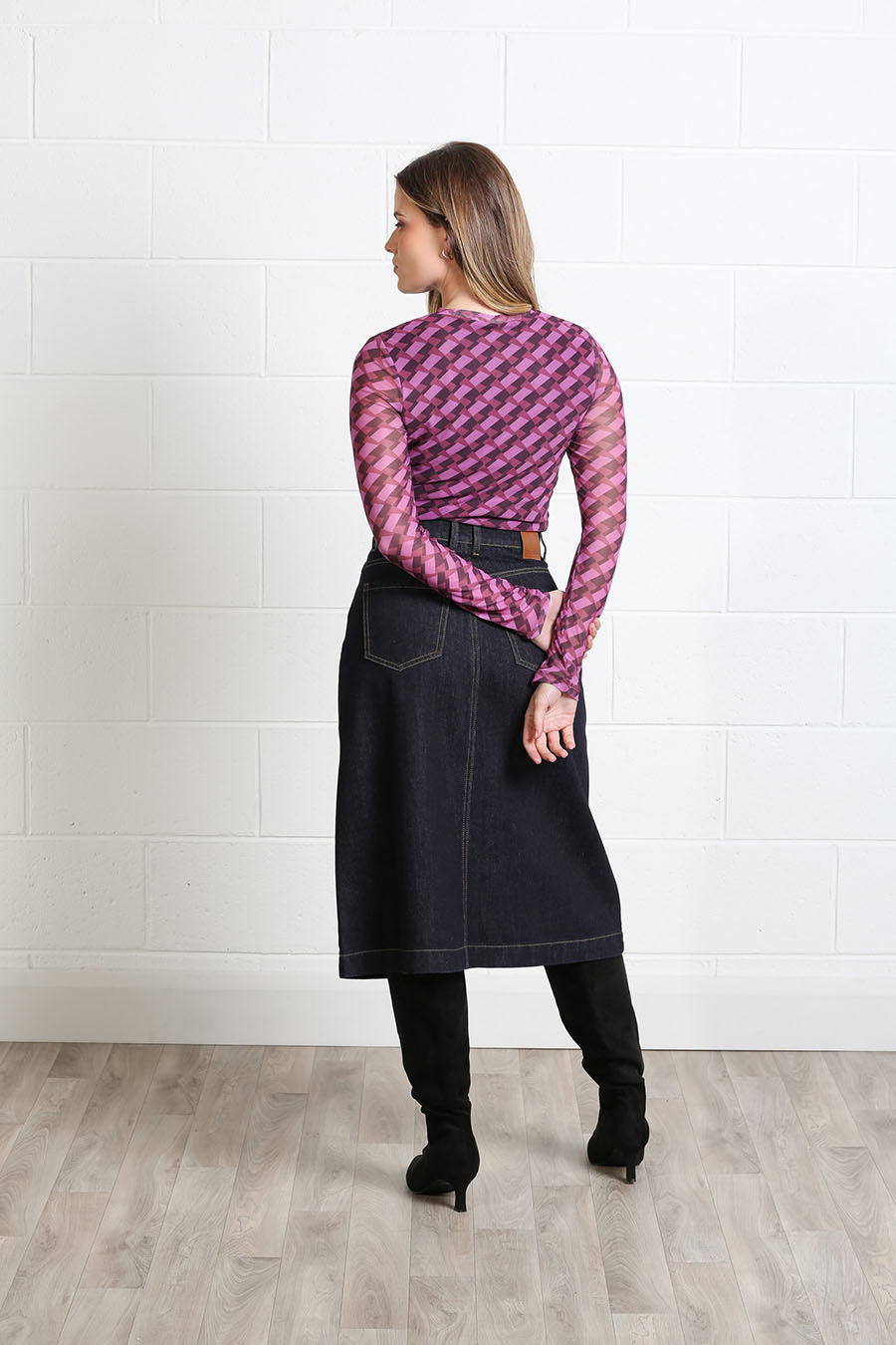 Rant and Rave Alanna Top Burgundy