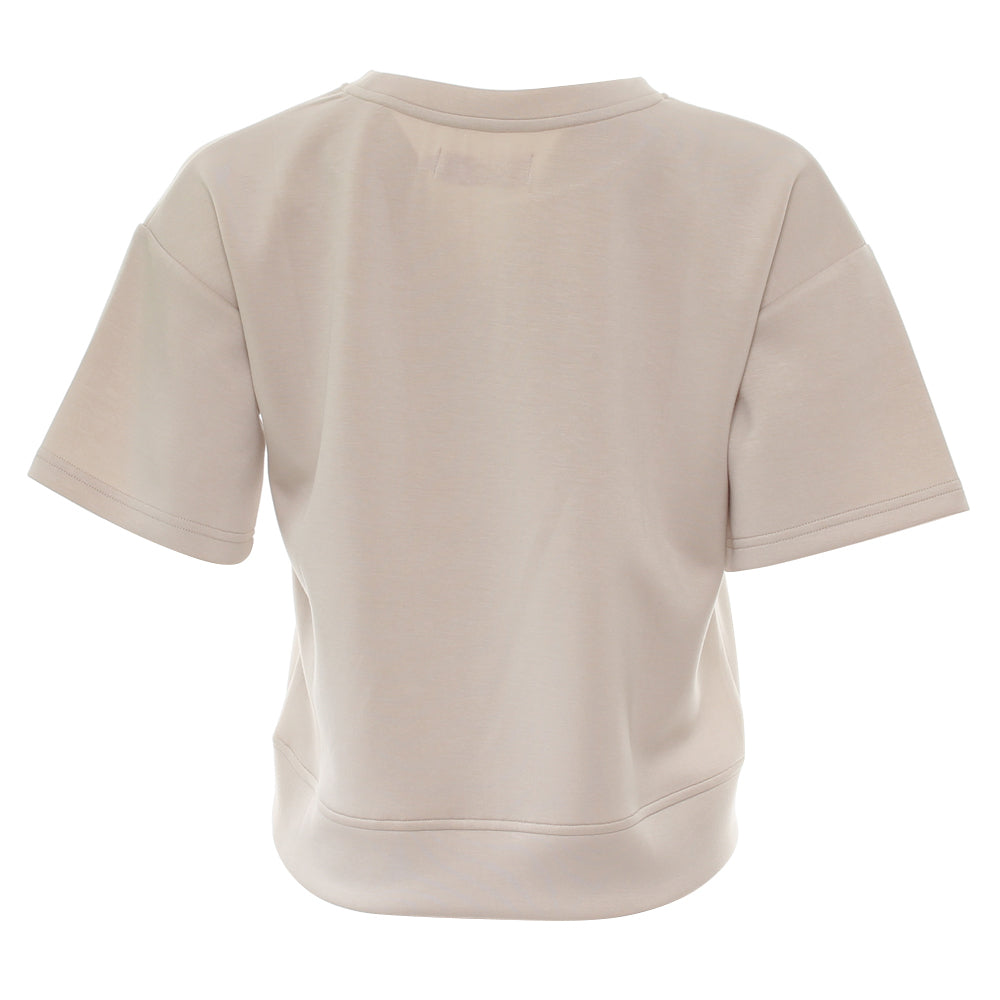 Relax & Renew Alexandra Short Sleeve Sweater Stone