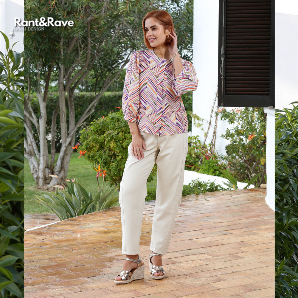 Rant and Rave Alexis Blouse Purple