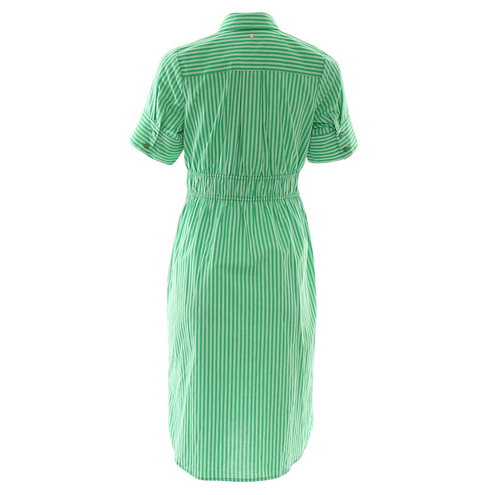 Rant and Rave Alicia Shirt Dress Green
