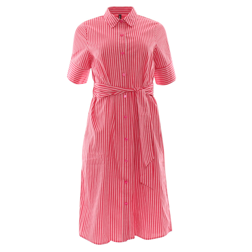 Rant and Rave Alicia Shirt Dress Pink