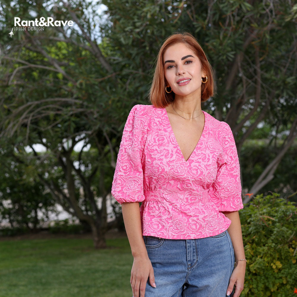 Rant and Rave Alma Top Pink