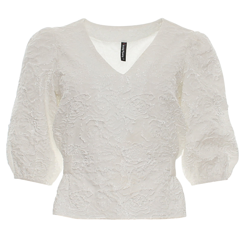 Rant and Rave Alma Top White