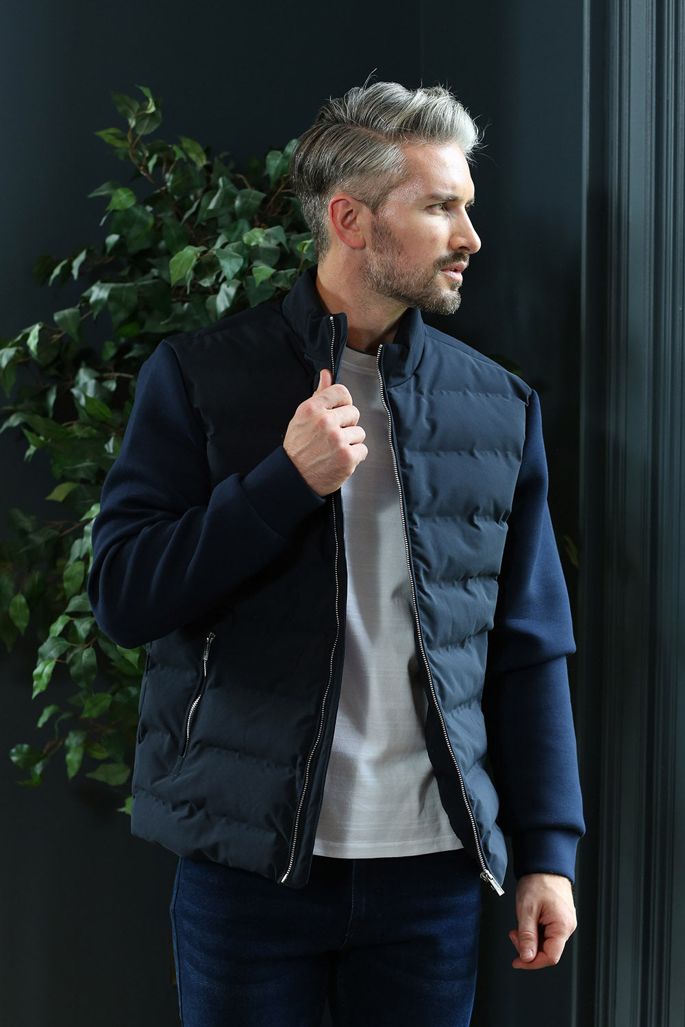 Kenrow Alton Hybrid Jacket Navy