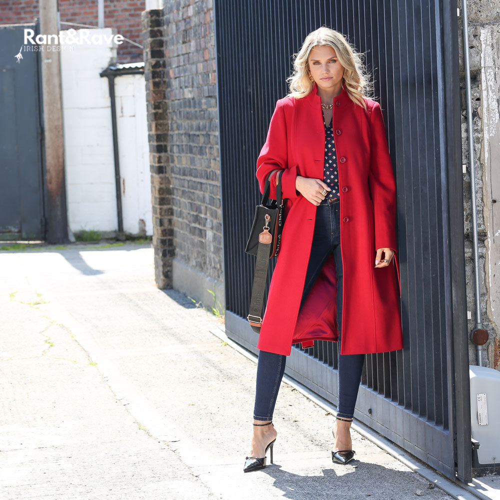 Rant & Rave Amanda Coat Red