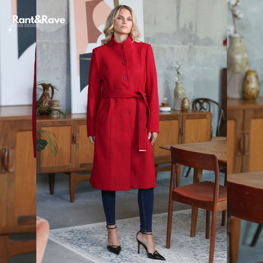 Rant & Rave Amanda Coat Red