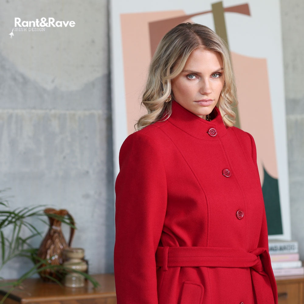 Rant & Rave Amanda Coat Red