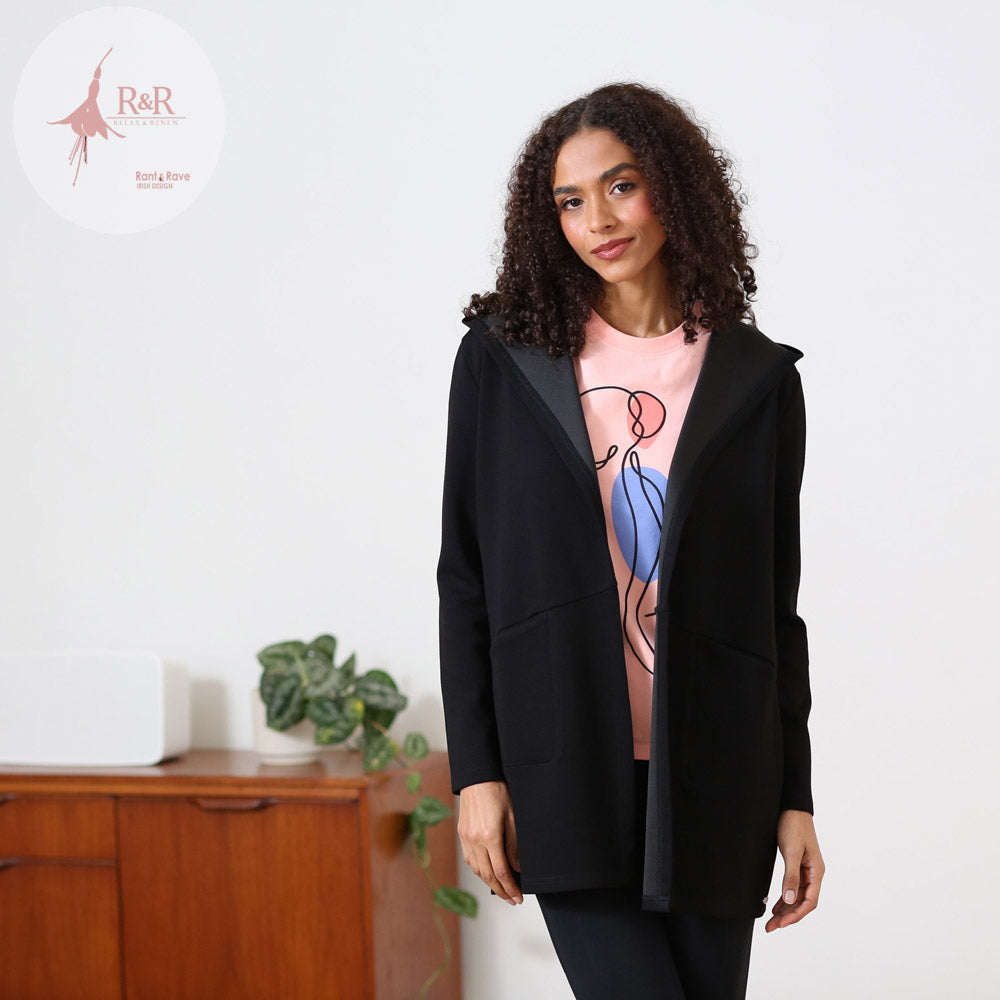 Relax & Renew Amara Cardigan Black