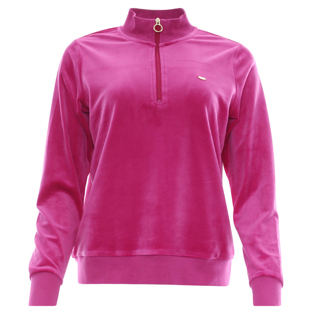 Relax & Renew Amina Half Zip Magenta