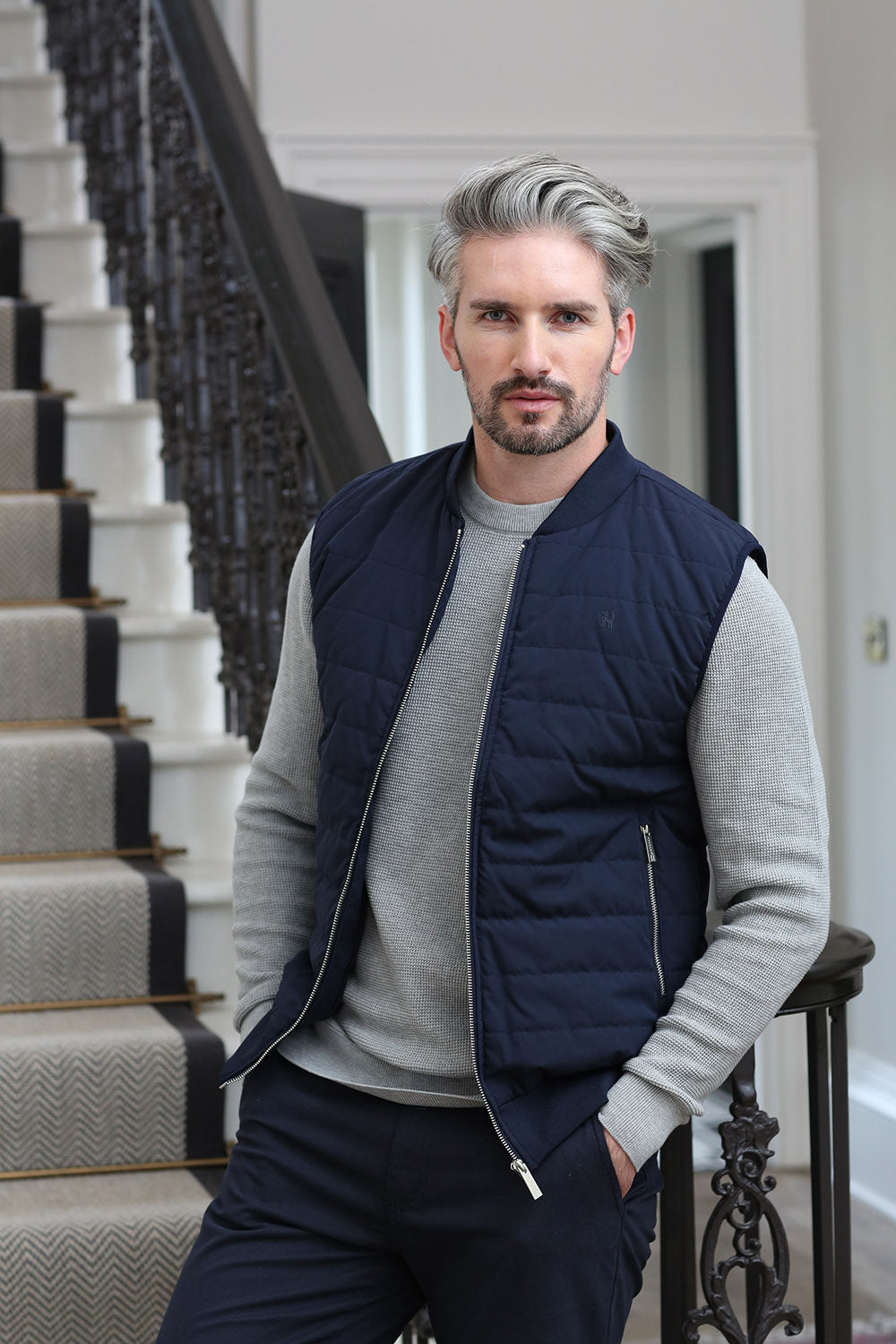 Kenrow Andy Gilet Navy