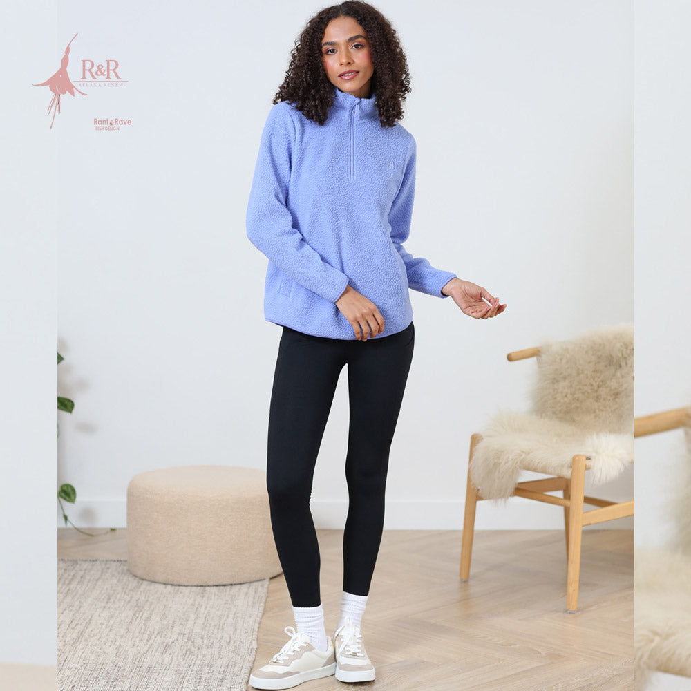 Relax & Renew Angie Half Zip Blue