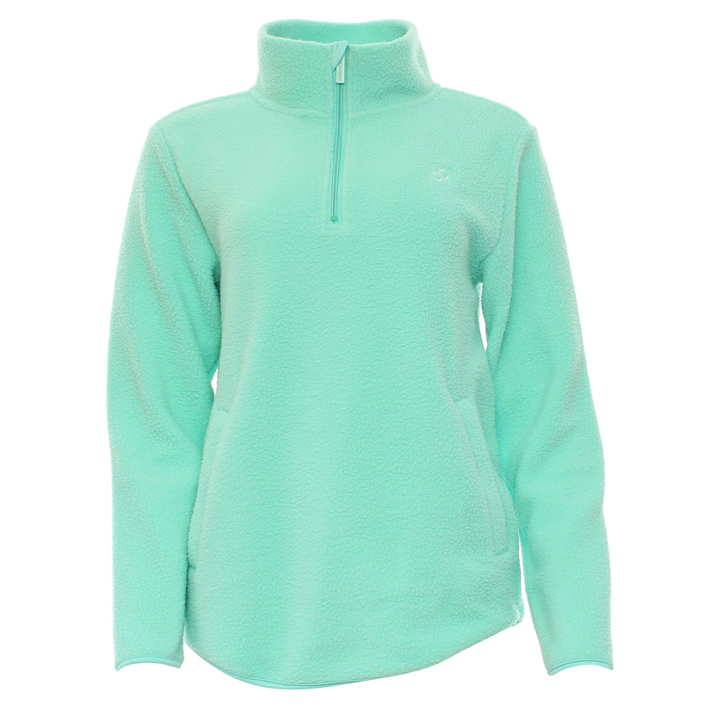 Relax & Renew Angie Half Zip Turquoise