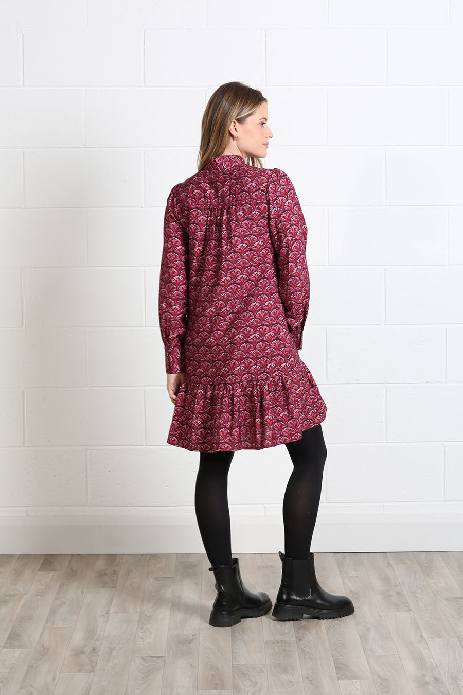 Rant and Rave Annabelle Dress Burgundy Reef