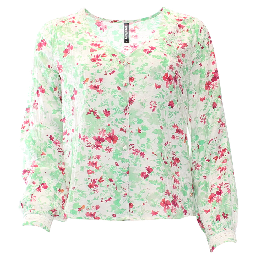 Rant and Rave Ann Blouse Green