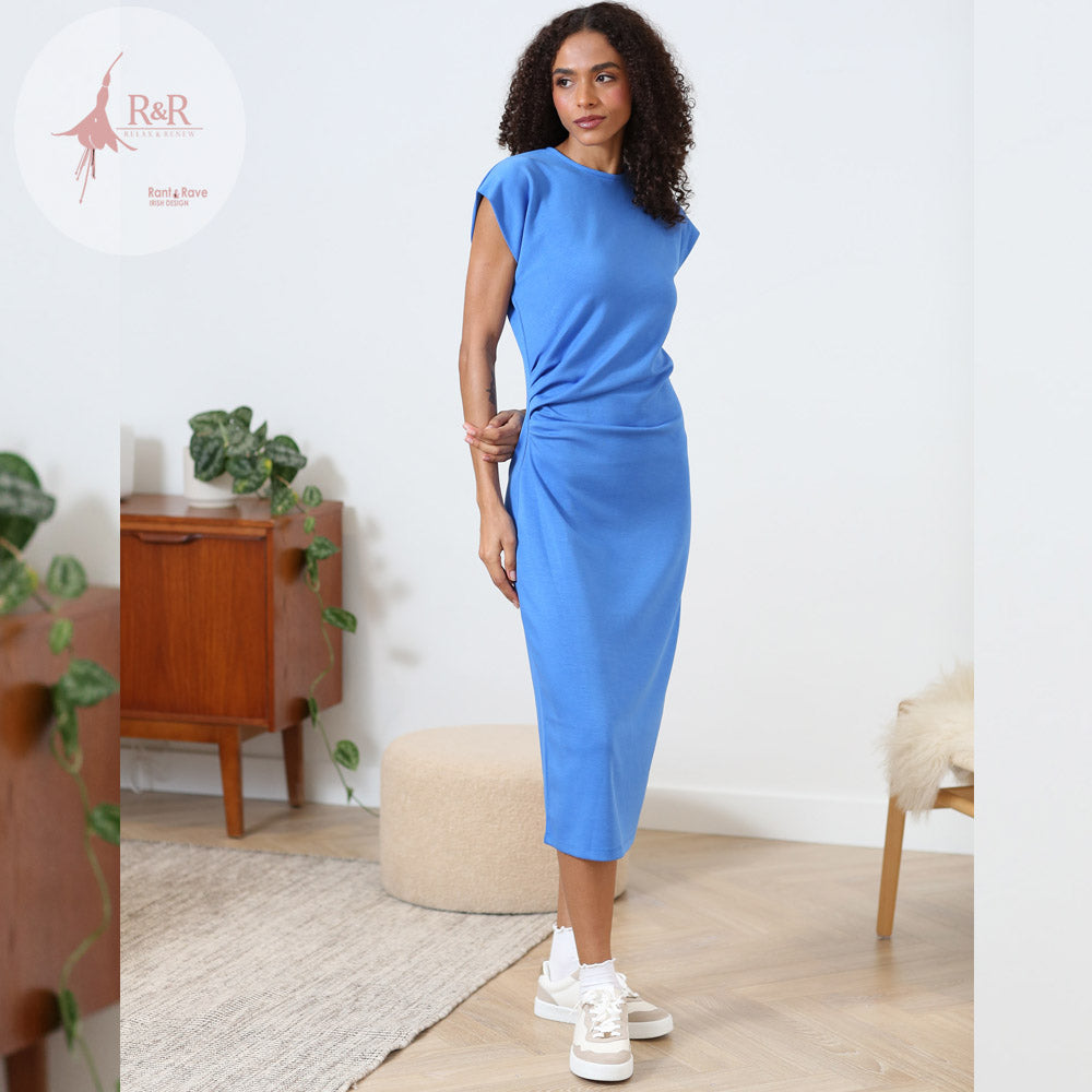 Relax & Renew Anya Dress Colbalt