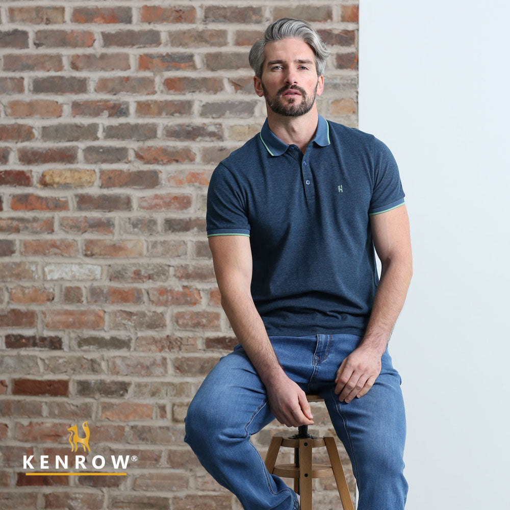 Kenrow Atlas Polo Steel Blue